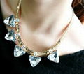 fashion crystal necklace 2