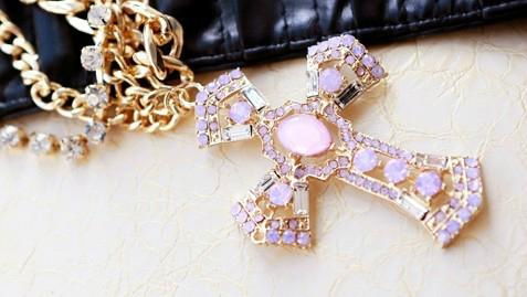 fashion chain cross necklace 3