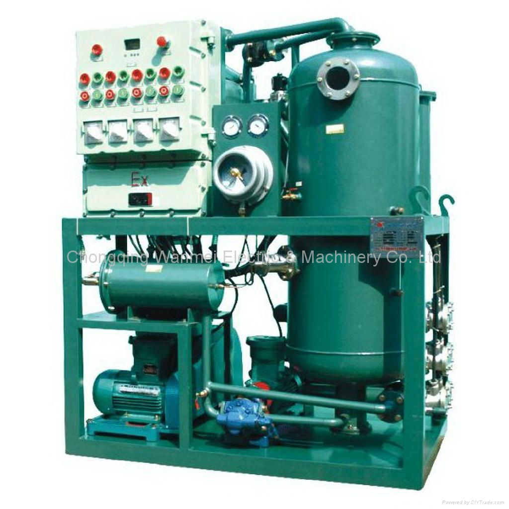 Dehydration and degassing lubricating oil purifier 5