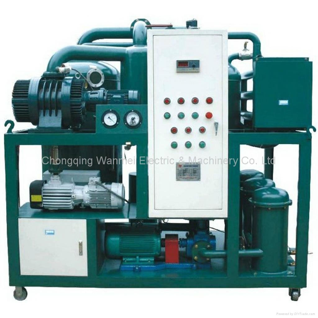  Double-Stage Vacuum Transformer Oil Recycling Machine