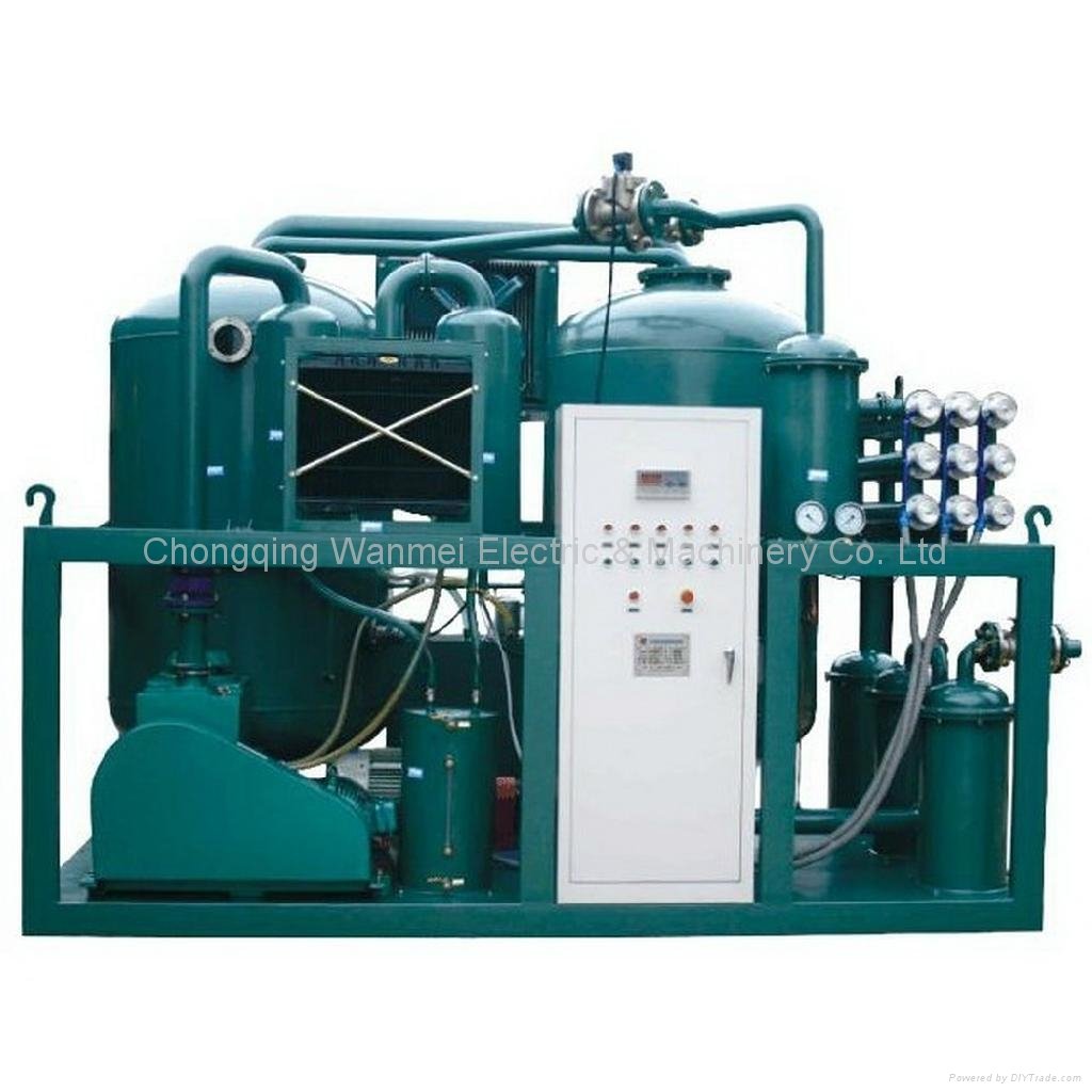 Dehydration and degassing lubricating oil purification system 3