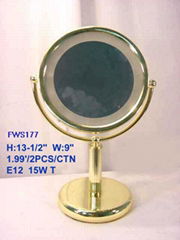 lighted makeup mirror