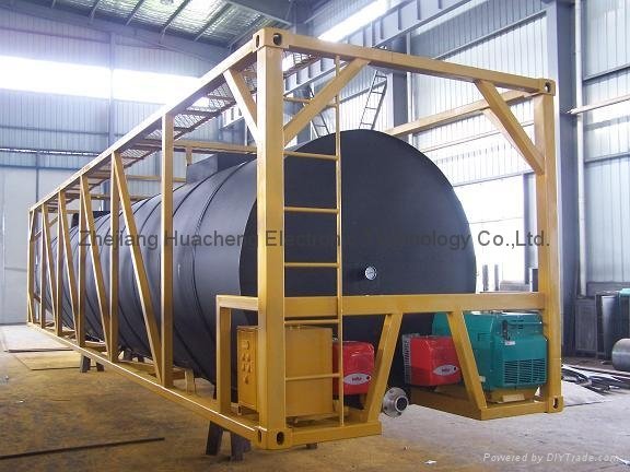 Tank Container - flue heat system 2