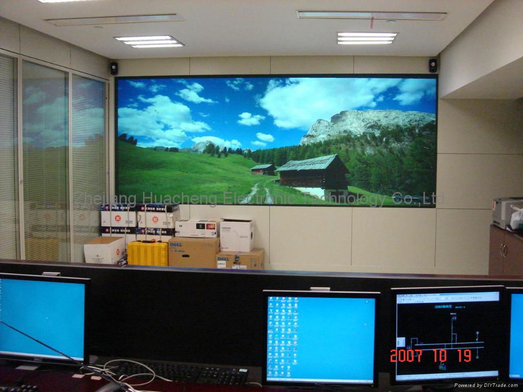 (6.2m X 1.65m glass screen)Intergrated Digital Large Screen Display System 5