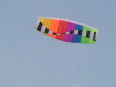 Rainbow parafoil  kite foil kite power kite