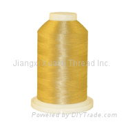 Polyester embroidery thread