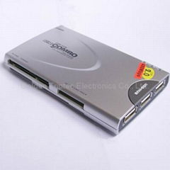 23-in-1 Card Reader with USB Hub