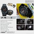 1280*960 waterproof spy watch camera