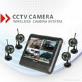 4ch digital wireless cctv kit with monitor 1