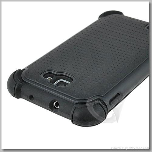Hot selling defender case for Samsung S2 i9220 tpu and pc case 2