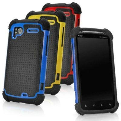 Lastest hot selling pc case for Htc Sensation 4G case tpu+tpu cases cover 3