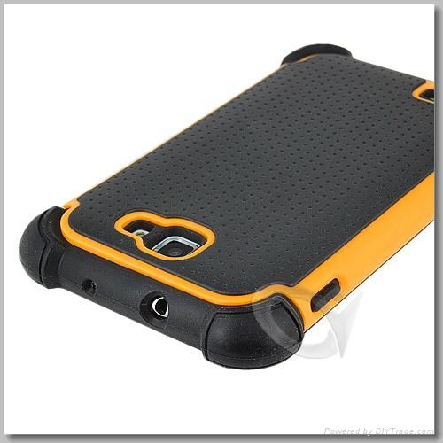 Hot selling defender case for Samsung S2 i9220 tpu and pc case 3