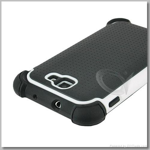Hot selling defender case for Samsung S2 i9220 tpu and pc case 5