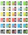 for iphone 5" original transparent Luminous Glow in the Dark cover case for ipho