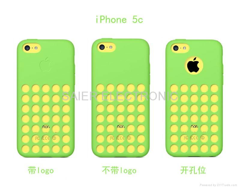 for iphone 5" original transparent Luminous Glow in the Dark cover case for ipho 2