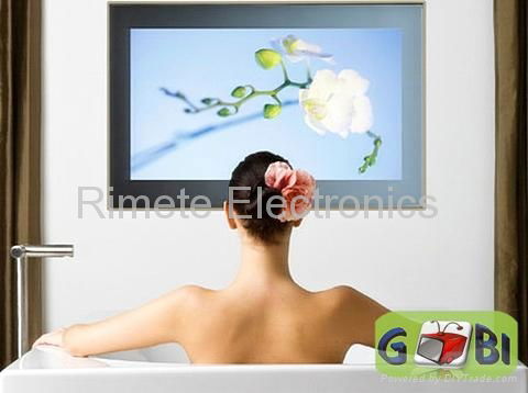 22 '' waterproof bathroom Mirror Digital TV DVB-T 3