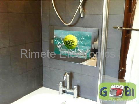 15.6'' Waterproof bathroom Mirror LCD TV  2