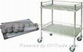QXC-001 STAINLESS STEEL TWO LAYER TROLLEY (UNLOAD)
