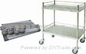 QXC-001 STAINLESS STEEL TWO LAYER TROLLEY (UNLOAD)