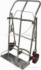 QXC-022 OXYGEN BOTTLE CART (STAINLESS