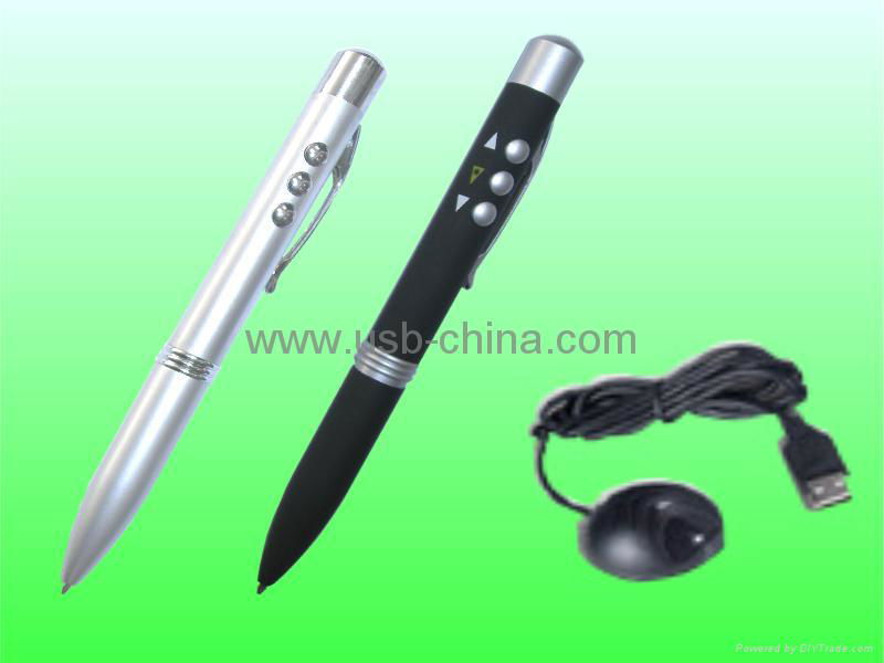 RC lazer pointer/wireless remote control laser pen/power pointer with ball-pen