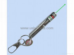 Green Laser pointer/presenter /pen  with keychain-good sports presents