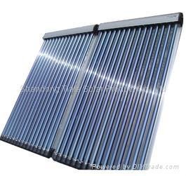 Heat pipe solar collectors