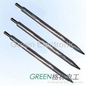 Lead clad copper earth rod