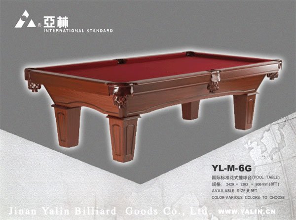 POOL TABLE (YL-M-6G)