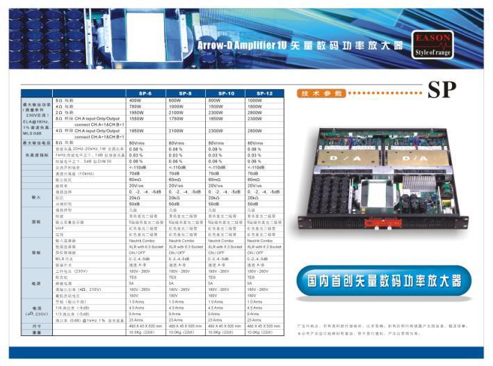 Usounder Arrow-D SP12 Professional Power Amplifier 2