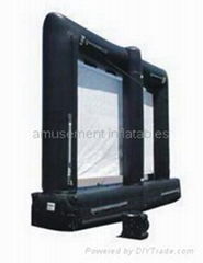 Inflatable movie screen inflatable model