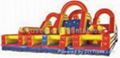 Giant funny city inflatable castle 5