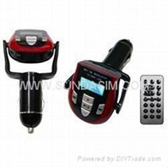 car mp3 fm transmitter-car audio mp3 fm modulator-car mp3 player with remote