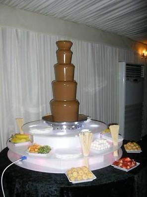 Chocolate Fountain with Led Surround 2