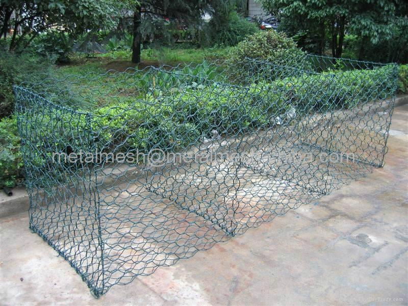  PVC coated and galvanized gabion box 2