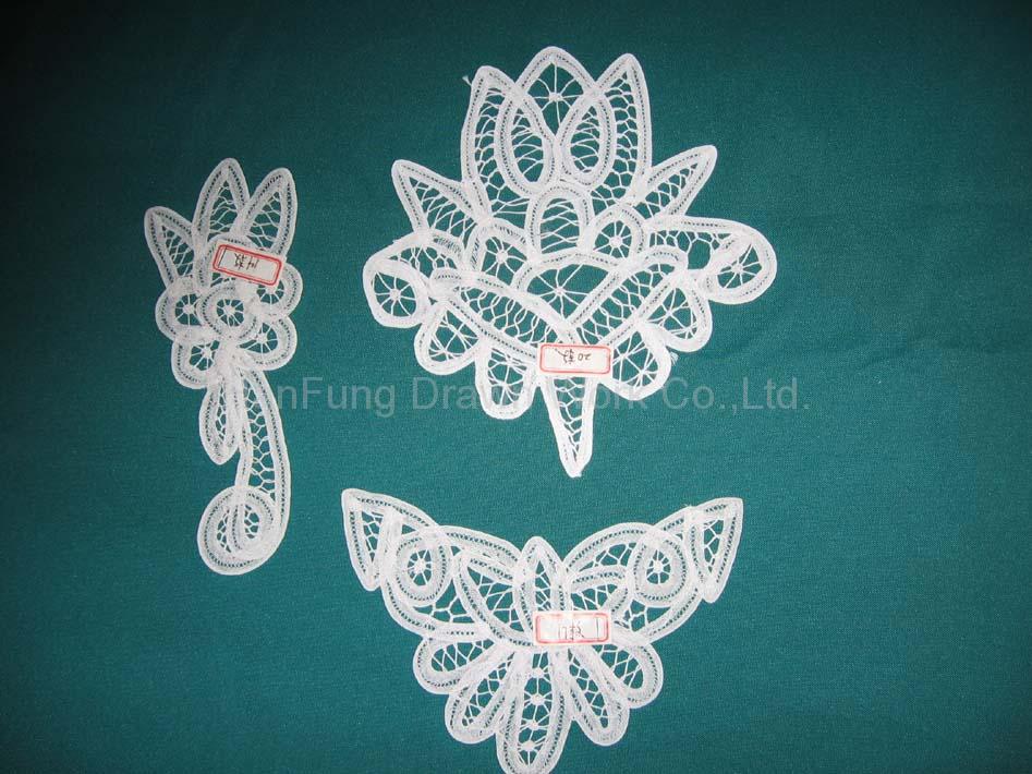 handmade battenberg lace applique 0062 series