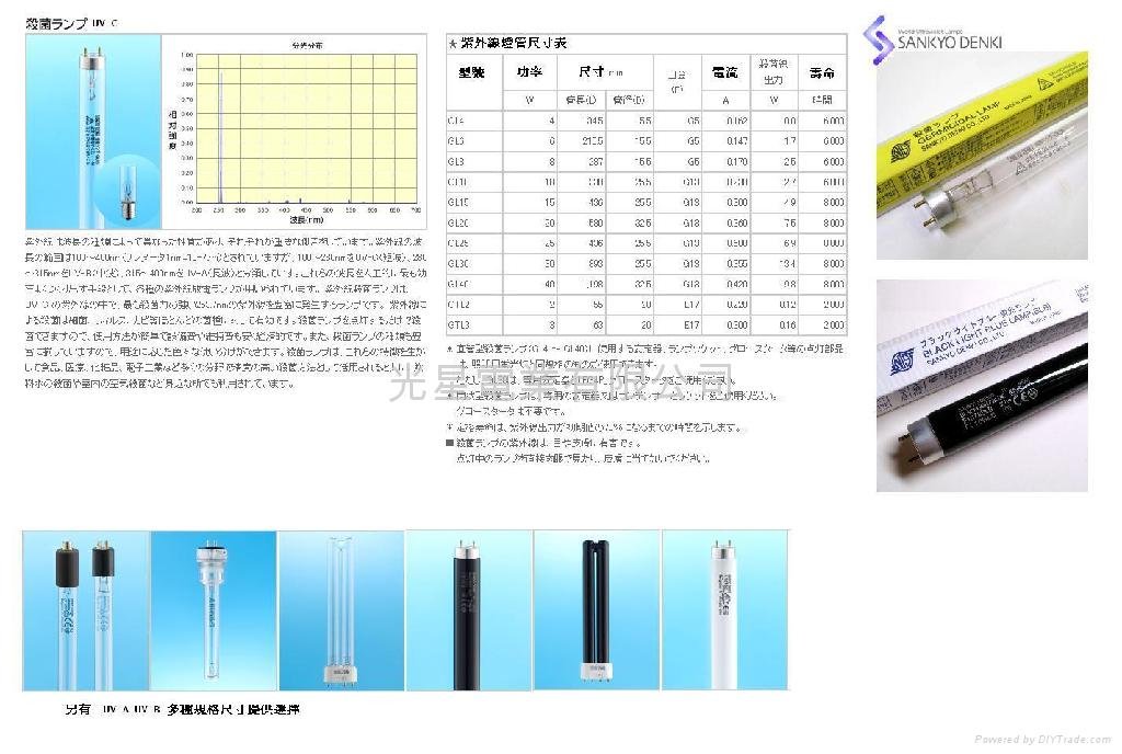 日製 三共 SANKYO 紫外線燈管  UV-C 殺菌燈管 2