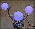 Color-changing LED table lamp