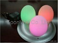 Led rechargeable color changing egg