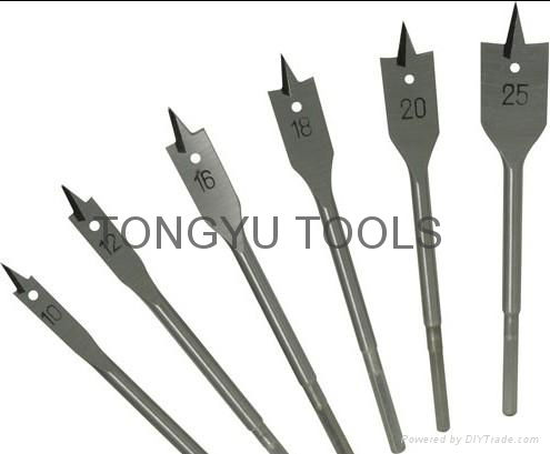 Hexagon Shank Wood Flat Drill Bits 3