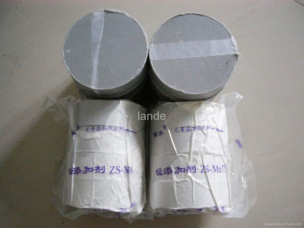 Alloying tablets Mn80,Ti80,Fe80,Cu80,Cr80 3