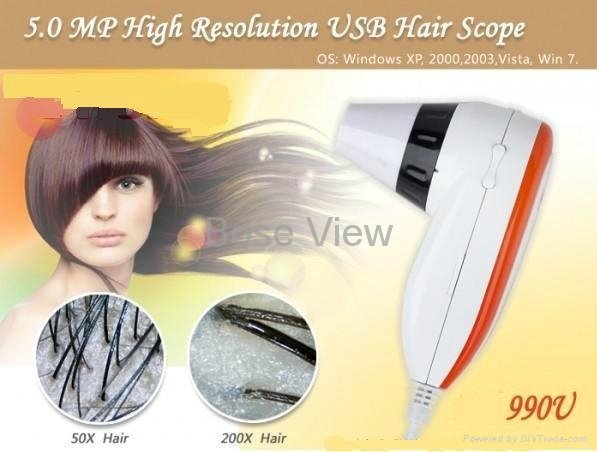 NEW 5.0 MP USB Hair Scope,Hair Diagnosis,Hair & Beauty Scope