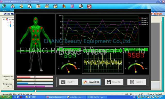 NEW Mini Quantum Magnetic Resonance Health Diagnosis Analyzer & English software 5
