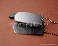 Metal Dog Tag Flash Drive  3