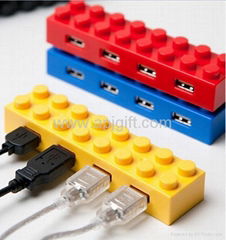 4 Ports LEGO USB Hub Bar