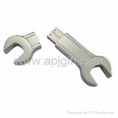 Wrench Shaped USB Flash Stick with LOGO