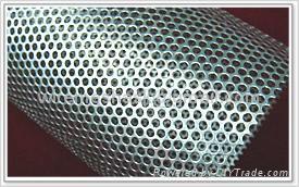 Perforated metal mesh plank 2