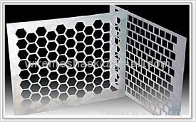 Perforated metal mesh plank 5