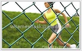 pvc coated chain link fence