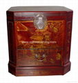 Tibetan Leather Solid Wood Cabinet 1